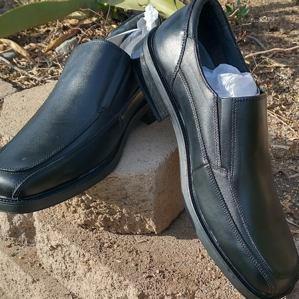 Dockers Men's Proposal Slip-On Loafers Leather Shoes Black size 13m